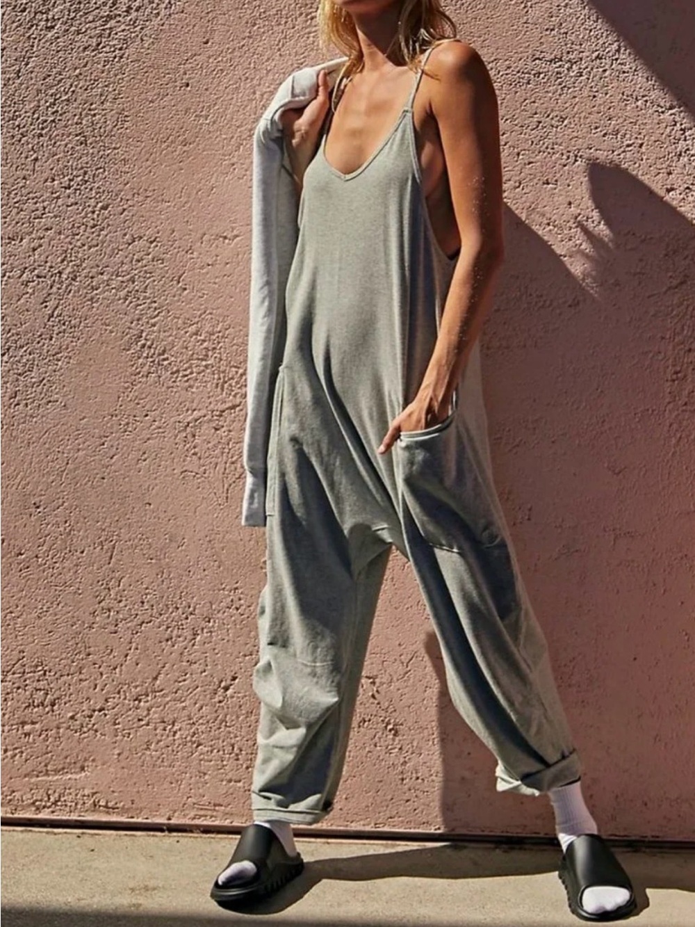 Free People Oversized Hotshot Onesie Jumpsuit - Like NEW!